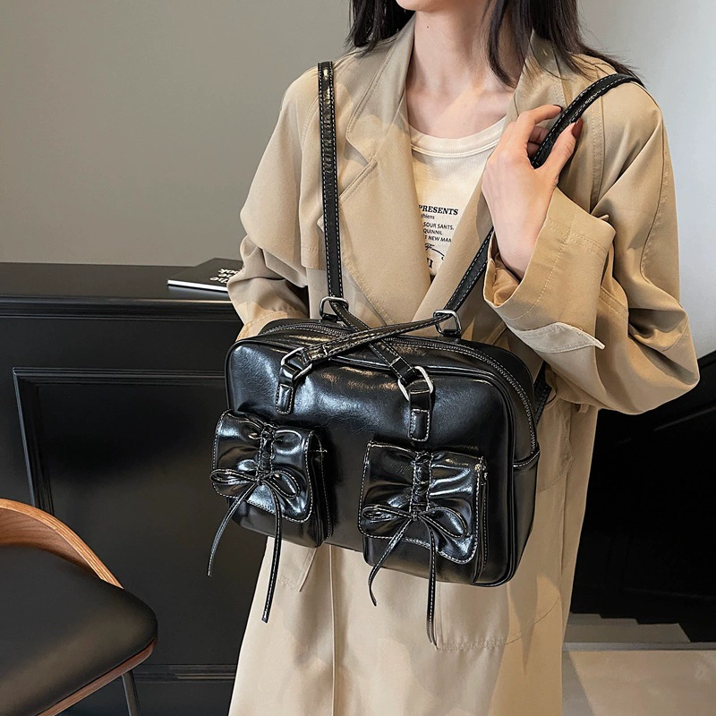 Retro handheld shoulder bag, underarm bag, backpack, high-quality style