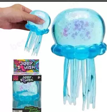 Medusas pellizcadas pellizcadas juguetes de descompresión gelatina goma suave flash para aliviar la ansiedad y ventilar artefactos mágicos pulpo rebote lento gadget
