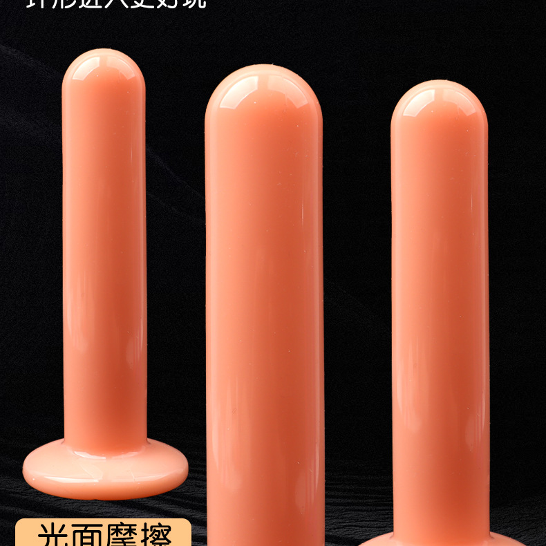 Simulated TPE Anal Plug Dildo, Large Purple Unisex Adult Toy — detail image 6