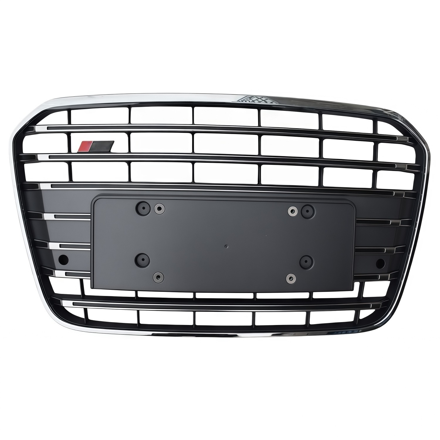 12-15 models suitable for Audi A6 color change and upgrade to S6 style, including front bumper, large front grille, and front bumper assembly