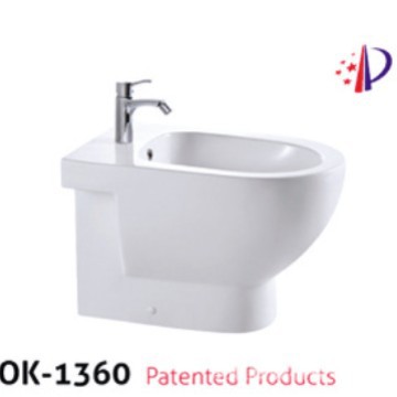 Bidé de Pie OK-1360 de Cerámica Manual para Baño