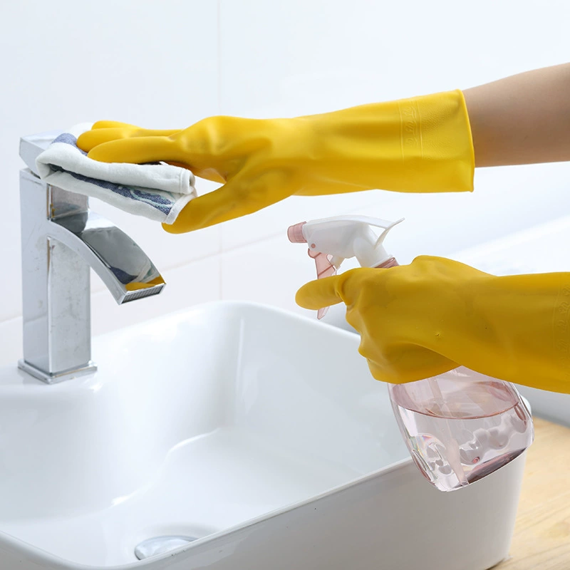 Рабочие противоизносостойчные водонепроницаемые нескользящие пластиковые прочные перчатки