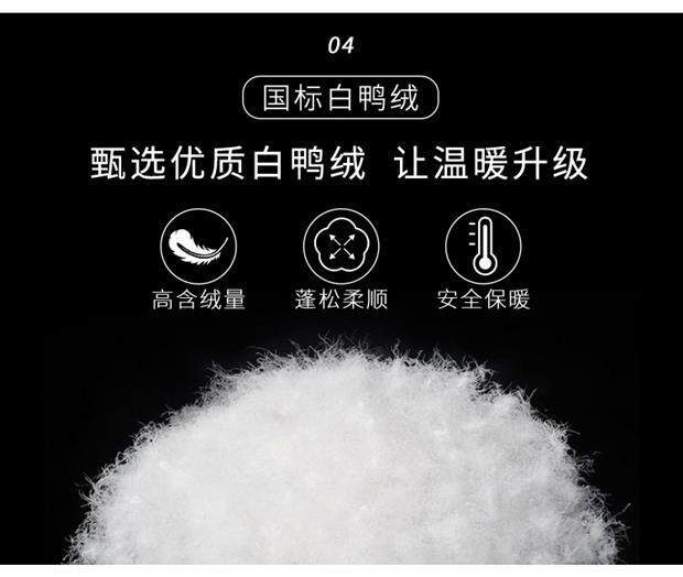Áo ghi lê lông vịt trắng nữ dáng ngắn mặc ngoài cổ đứng khóa kéo giữ ấm — Màu kaki, Màu trắng, Màu đen, Màu đỏ chi tiết 2