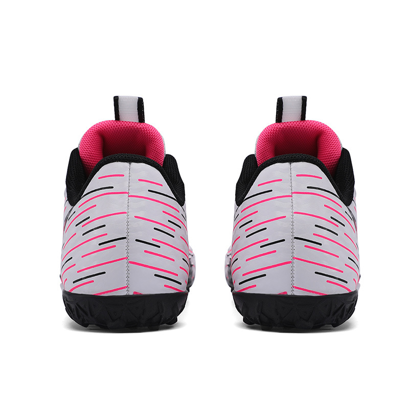 Binbinniao transfronterizo hebilla giratoria de los niños respirables de uñas rotas zapatos de fútbol zapatos de entrenamiento de hierba de interior zapatilla de deporte de fútbol