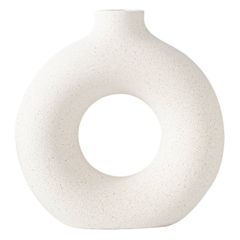 Juego de jarrones de estilo europeo, artesanías de cerámica, conjunto popular de tres piezas, adornos creativos para la decoración del hogar, venta al por mayor transfronteriza.