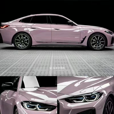Car paint protective film Base Crystal Piano Black Porcelain - pet-material-crystal-oolong-milk-tea-powder-165m