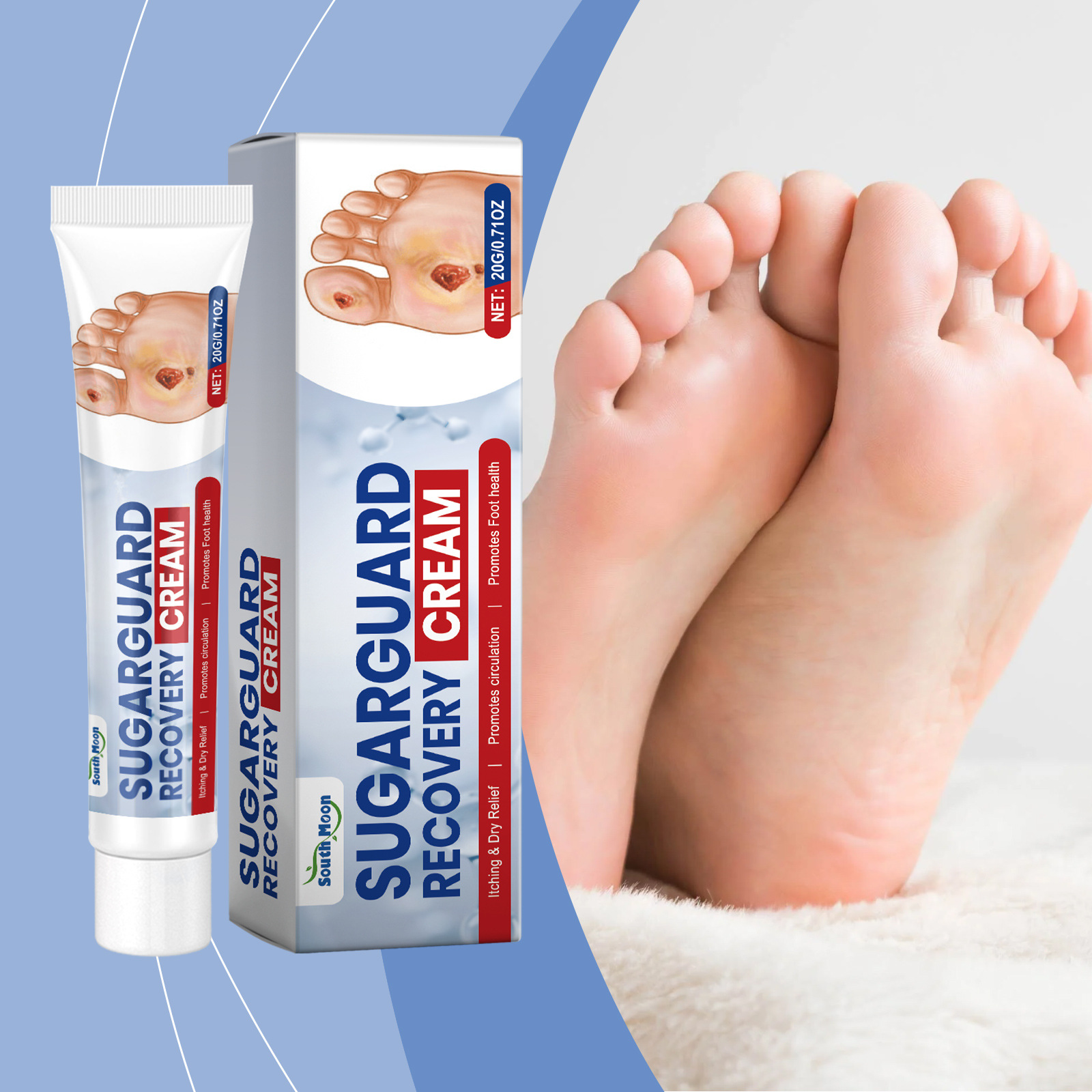 South Moon Body Skin Care Cream Gentle Skin Care, Nourishing and Nourishing Skin Body Massage Cream