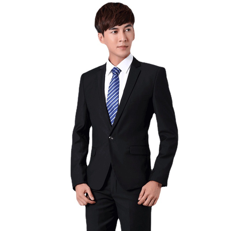 Traje de primavera y otoño traje de hombre y mujer traje de hombre traje de dos piezas para trabajo grupo de dama de honor