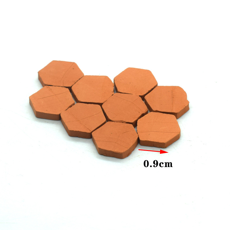 Ladrillo modelo niños hechos a mano DIY arena bandeja simulación edificio pequeña casa mini ladrillo micro paisaje bloques de construcción juguete