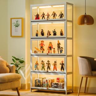 Hand-Made Display Cabinet Floor-Standing Simple Modern Living Room Layered Storage Rack Home Storage Cabinet Blind Box Display Display Cabinet