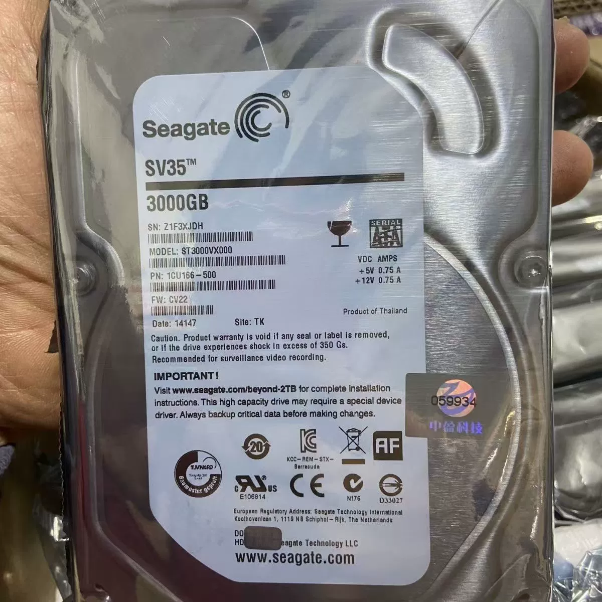 Подходящ для Seagate 1TSATA 7200 приводная машина 3.52T