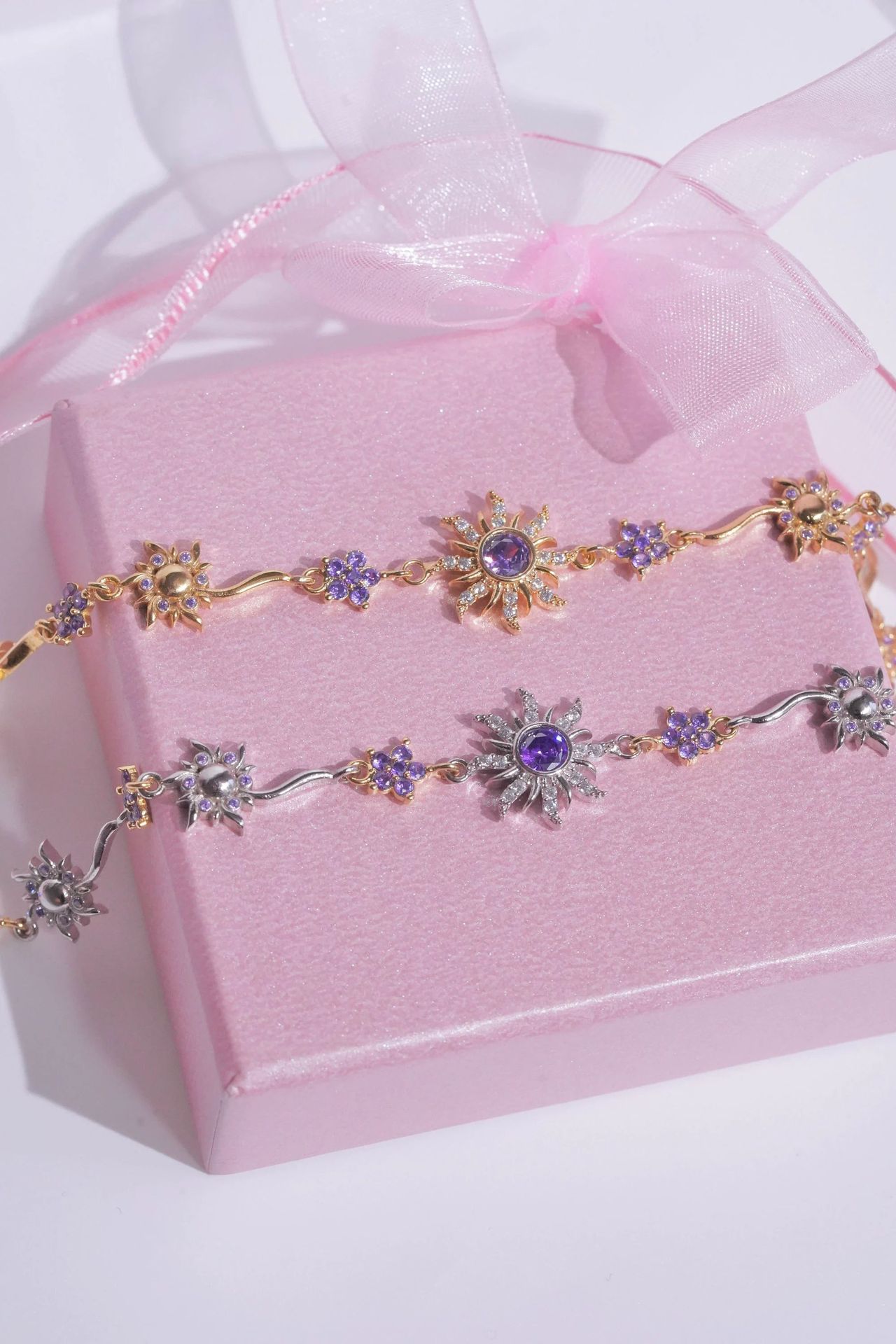 Copper Material Wholesale Jewelry Vacation Classic Style Flower Copper Plating Bracelets