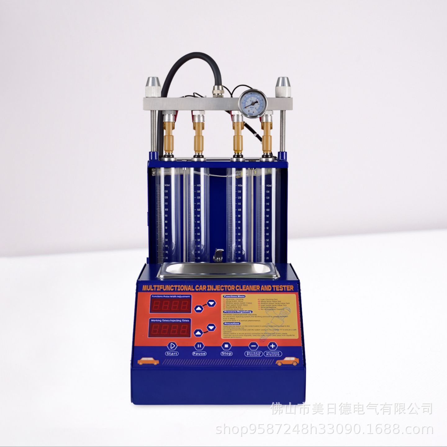 汽车喷油器清洗检测仪免拆清洗机汽车智能喷油嘴清洗检测仪