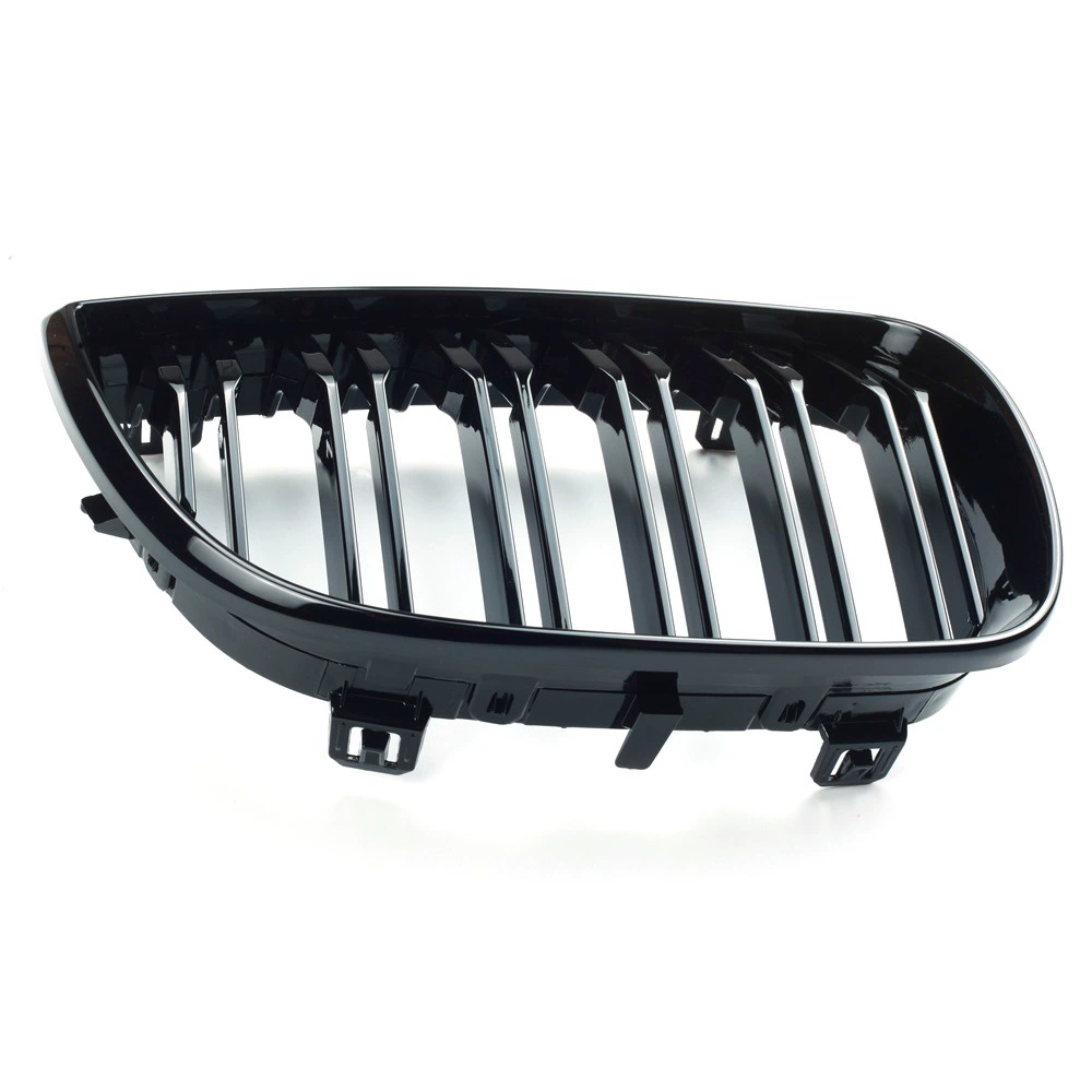Applicable to 04-11 BMW 1 Series E81E87 modified front face front bar middle network air grille double single bar