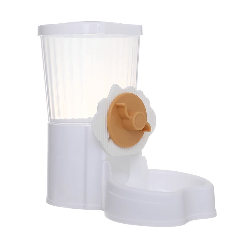 Perro colgando fuente de agua potable no mojada boca colgando gato hervidor perro alimentador de agua potable jaula colgante suministros para mascotas