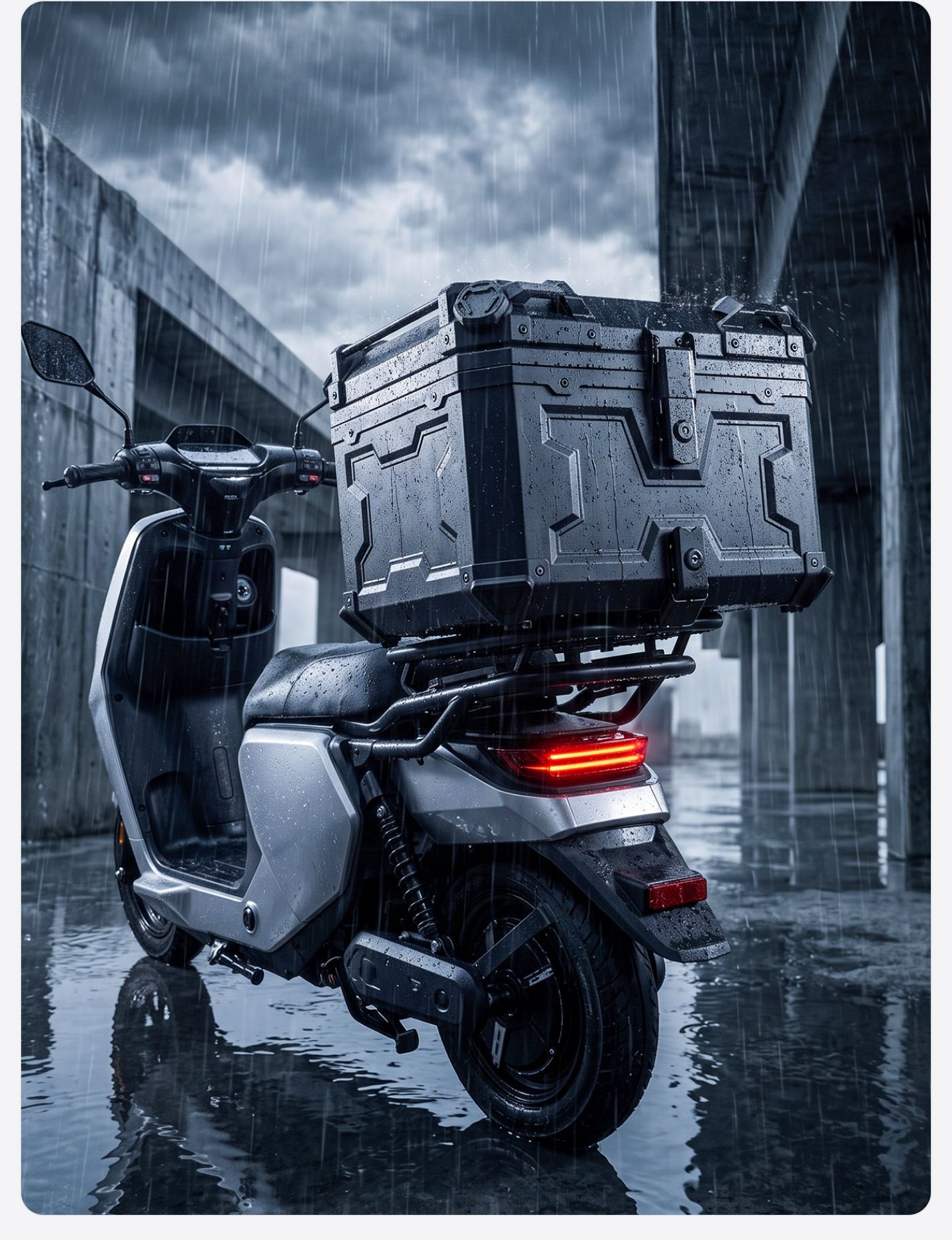 Motorcycle Universal Trunk X Model 45L 55L 65L Non-Aluminum Alloy Pp Rear Trunk No.9 Abs Tool Box