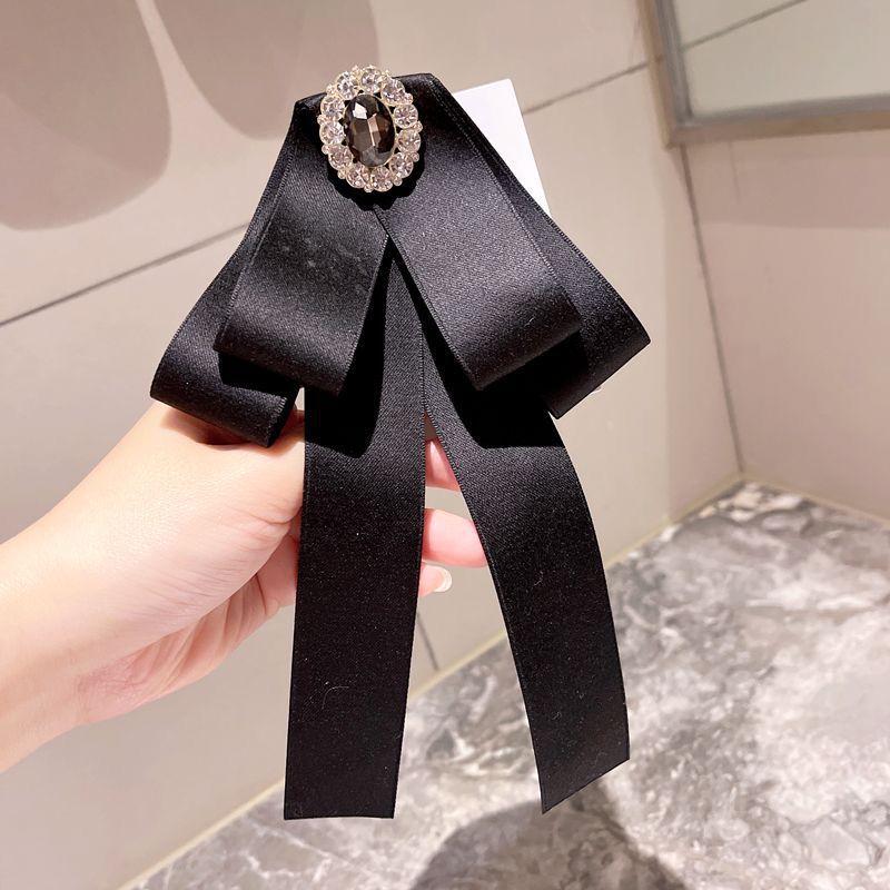 Modische Schleifen-brosche Mit Strass Für Damen_voghion.com