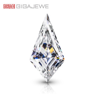 GIGAJEWE White D color zither-shaped cut moissanite with certificate waist code a variety of specifications can be Wholesale