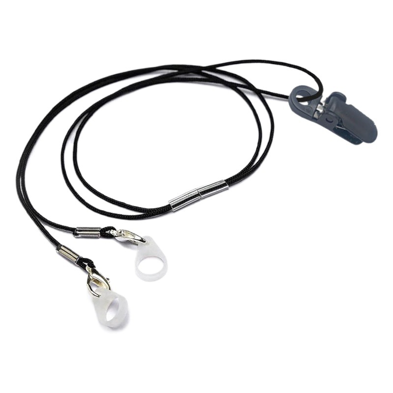 Audífono Cadena de cordón anti-perdida clip fijo Invisible Niños ancianos sordos oído espalda anti-caída accesorios solo oído binaural
