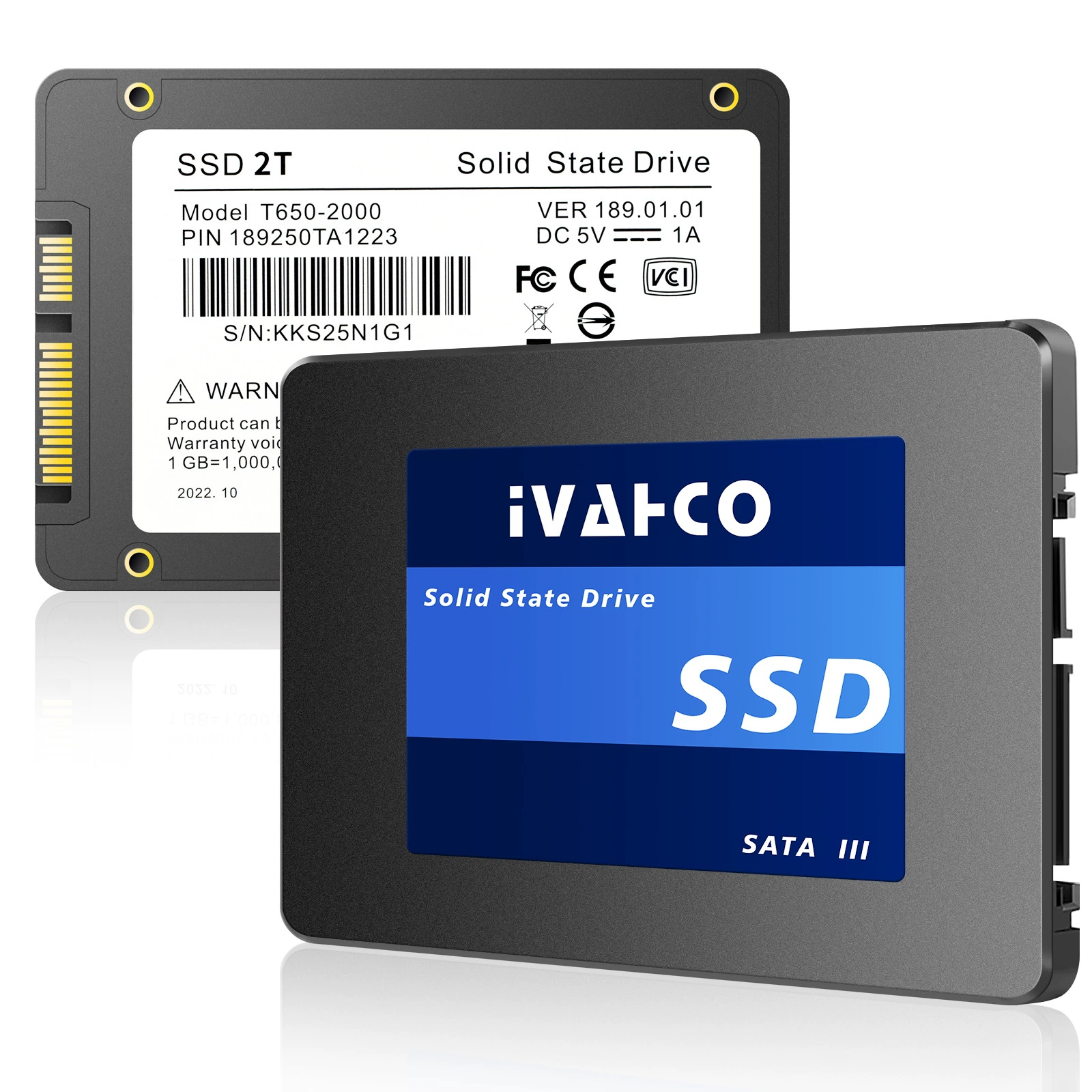 SSD 2,5" встроенный твердотельный накопитель SATA 3.0 512 ГБ/1 ТБ/2 ТБ/4 ТБ (не снимать)