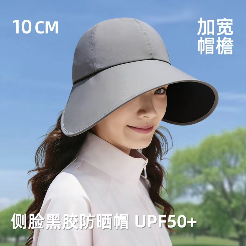 Summer Outdoor Quick-Drying Sun Protection Hat for Women, Large Brim Sun Hat, Anti-Uv, Cycling Duckbill Fisherman Hat, Sun Hat