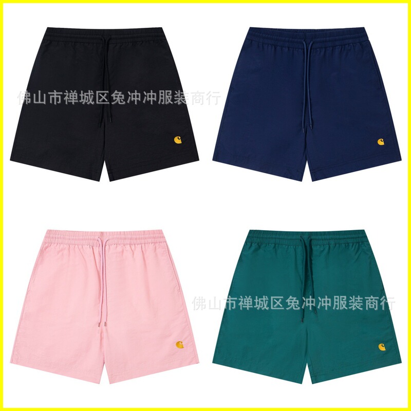 Carhartt Gold Label Beach Shorts Cityboy Quick-Dry Mid-Length Japanese Workwear Trendy Brand