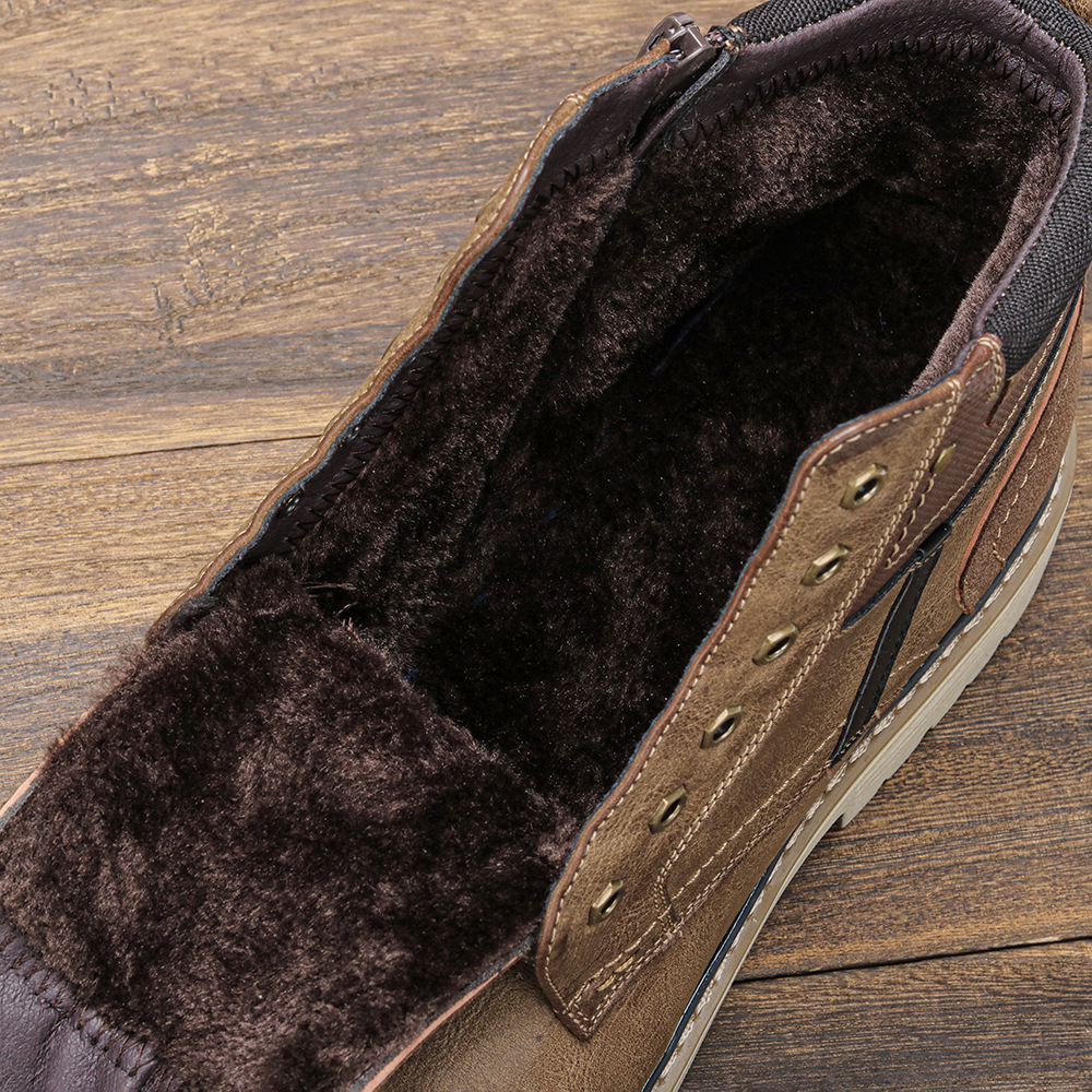  Men's Martin Boots Independent Station Retro Color Polished Ankle Boots Cross-border Trade Men's Shoes Plus Size Autumn and Winter Men's Boots_voghion.com