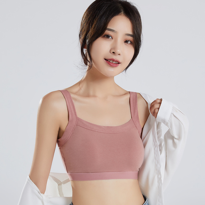 2025 One-piece Fixed Chest Pad Pure Cotton Sling Beautiful Back Underwear Women's Wrapping Chest Tube Bra Push-up Sports Bra 2025 One-piece Fixed Chest Pad Pure Cotton Sling Beautiful Back Underwear Women's Wrapping Chest Tube Bra Push-up Sports Bra