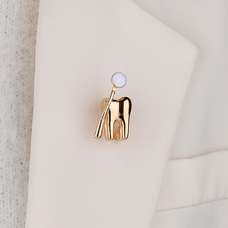 6g Weight Brooches Classification Daily Occasion Alloy Material Unisex Gender Plating Design Fashion Style Fashion Pin Alloy Plating Unisex Brooches 5