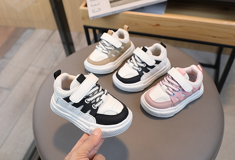 Vårnya Barnsport Pojkar Casual Board Flickor Baby Andas Mesh Upplösta Skor 1-6 år gamla_voghion.com