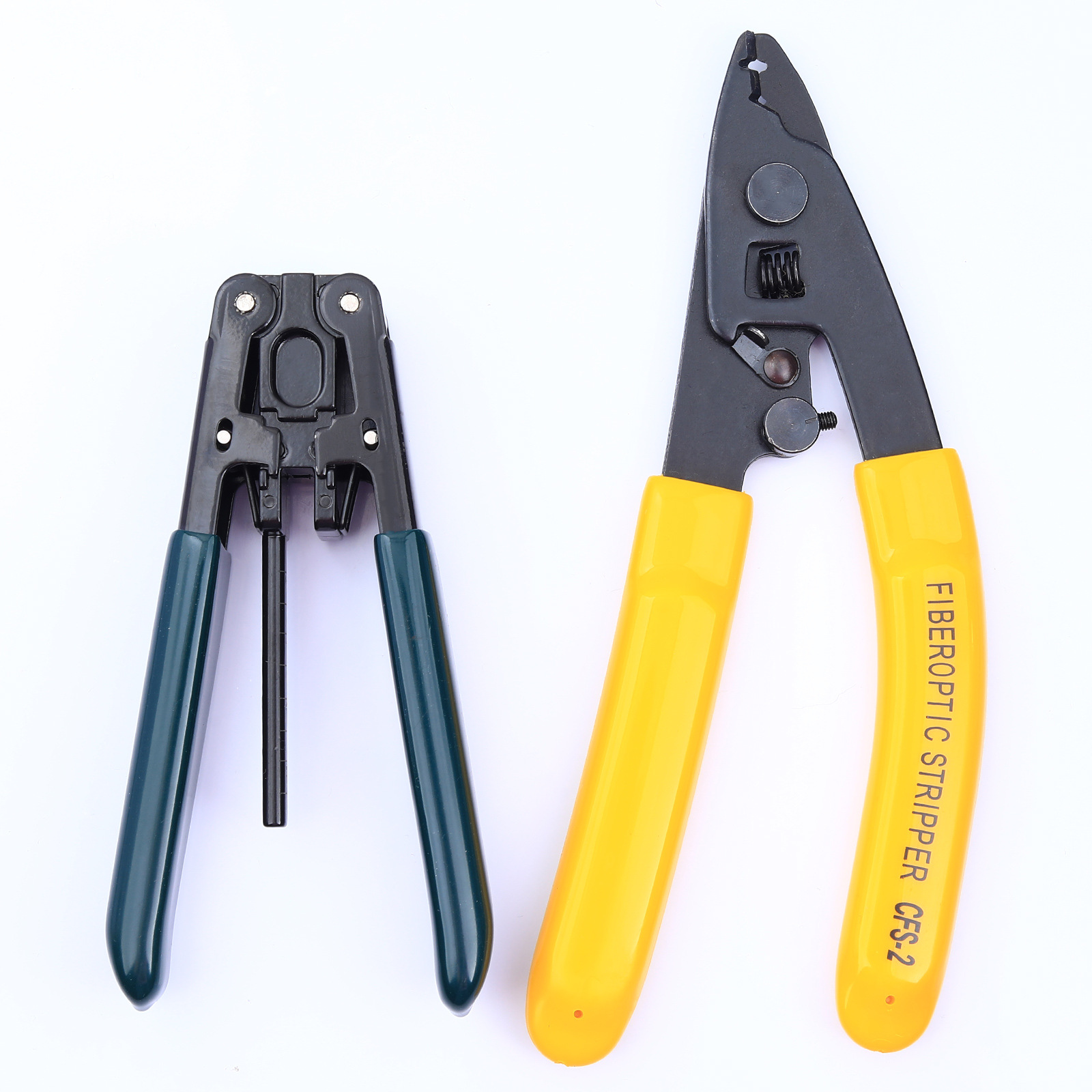 Kit de conexión fría de fibra óptica Cable de cuero máquina de soldadura Caja de Herramientas traje de fibra óptica cuchillo de corte Miller cable stripper