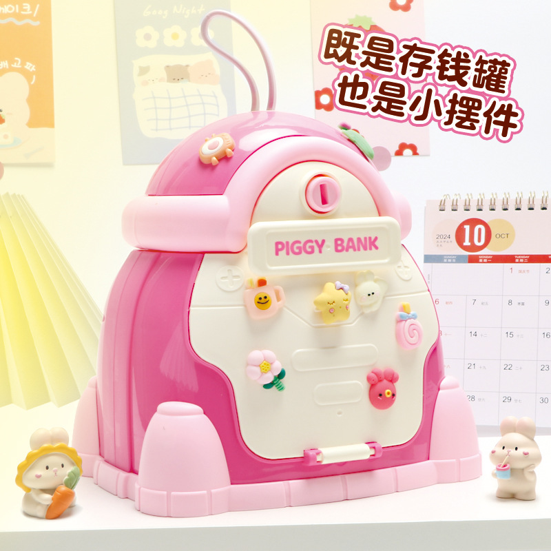 Gran espacio creativo pequeño cohete hucha CAMBIO DE hucha regalo juguetes para niños Año Nuevo dinero de la suerte