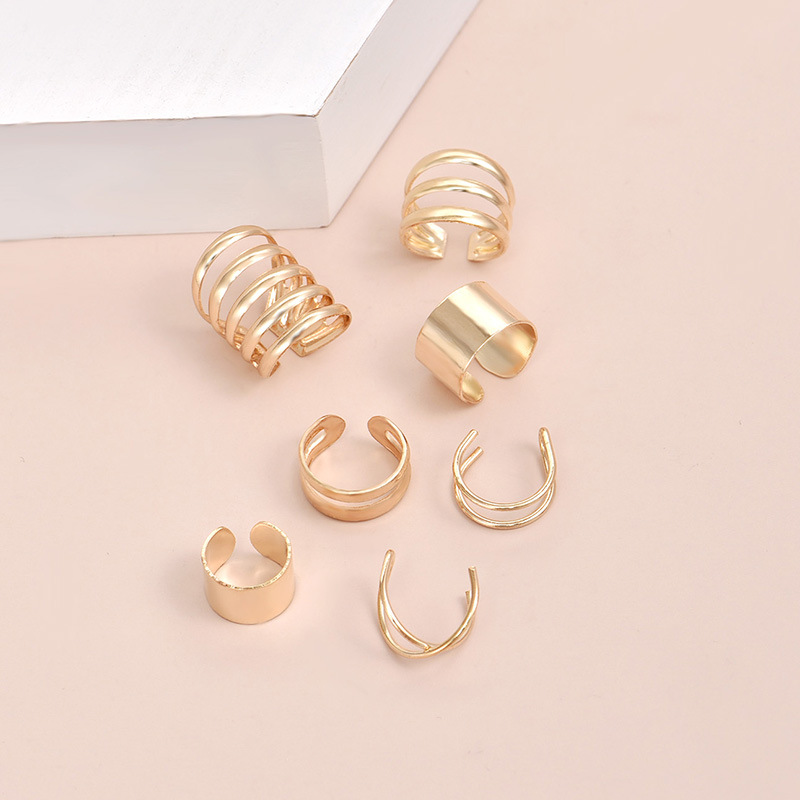 Fashion Personality Round Metal Ear Clip display picture 2