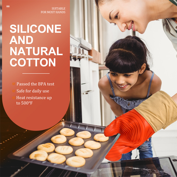 Long silicone gloves