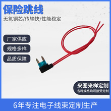 厂家批发车载保险跳线汽车线束设备电源延长线防水保险丝座线