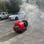 果园自走式遥控大棚喷药机