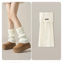 爆款JK堆堆袜套针织韩版学生中筒袜塑形小腿支持来样定制工厂批发