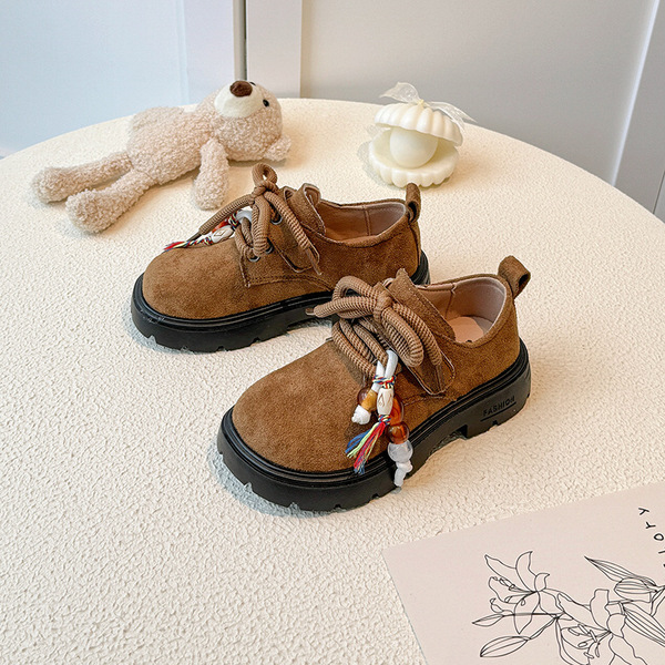Retro suede autumn shoes