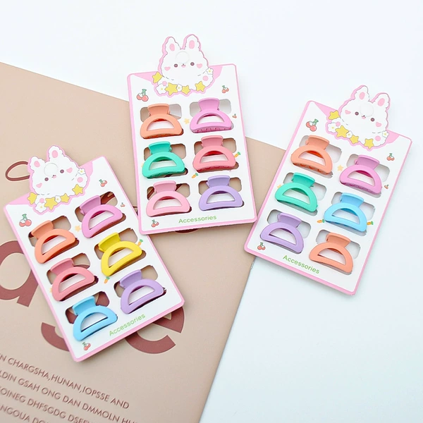 Color 6 card card installation semi -circular scratch clip