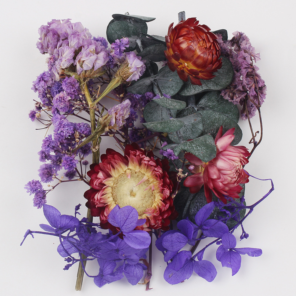 Flores secas preservadas hechas a mano, marco de fotos DIY, decoración mixta, materiales de aromaterapia, flores naturales, ramo de regalo para boda, San Valentín