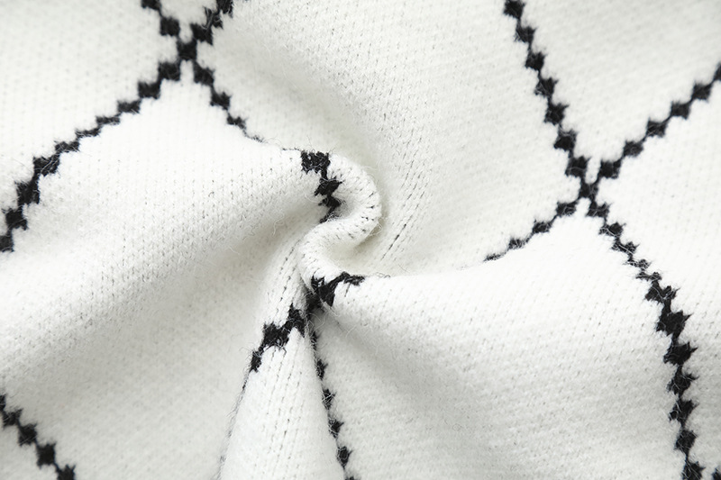 Xiaoxiangfeng Mädchenpullover, zweiteiliges Strickset für Kinder, neues Damen-Strickjackenset mit Schatzschleife_voghion.com