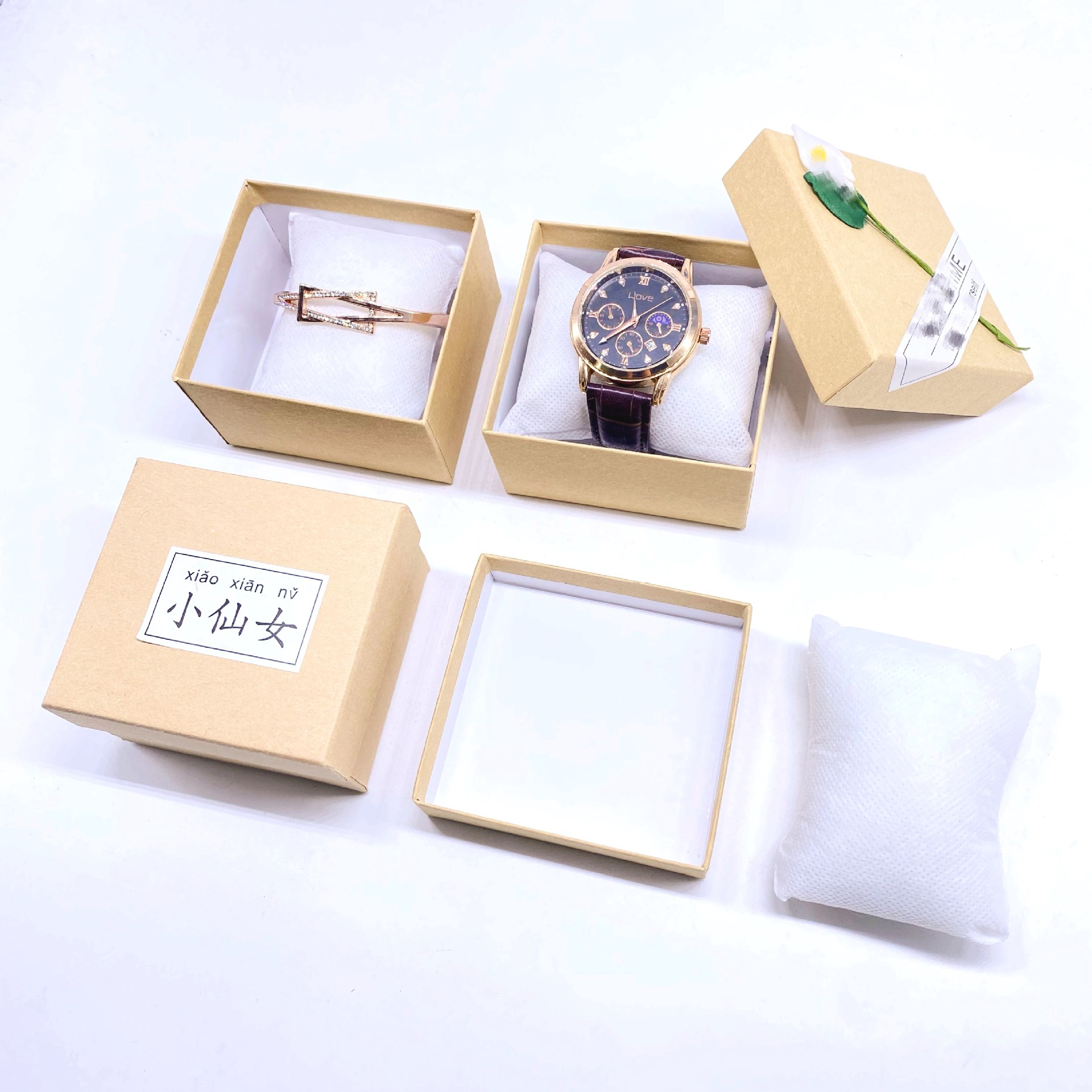 (Wholesale), black concealer, storage system, ring, necklace and earrings, box, leather accessory, (Physicals) 3