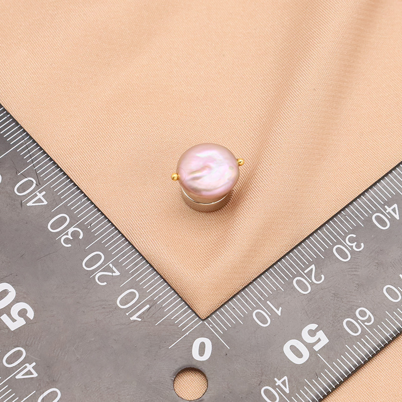 Imán barroco perla anti-exposición pecho pin hebilla fuerte magnético de absorción de hierro Punch-libre no-daño ropa hebilla de la cintura para las mujeres image 5