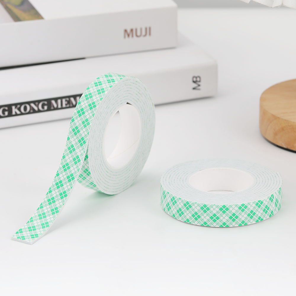 Papel verde de alta viscosidad adhesivo de doble cara esponja cinta adhesiva espuma espuma espumosa de primavera de alta viscosidad espuma adhesiva