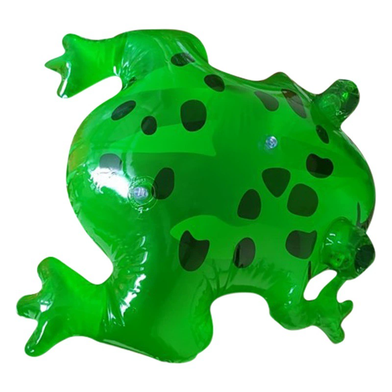 ПВХ детская игрушка лягушка зеленый золотой порошок Трехцветная Смешанная надувная лягушка ночной рынок ларек в наличии надувная лягушка