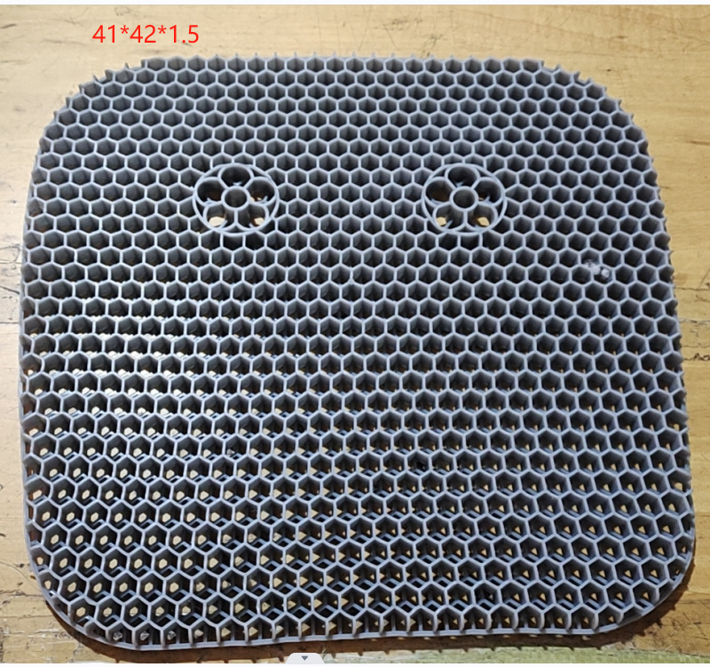 Summer Car Seat | Universal Seat cushion, seat cover - honeycomb-gel-pad-gray-square-pad