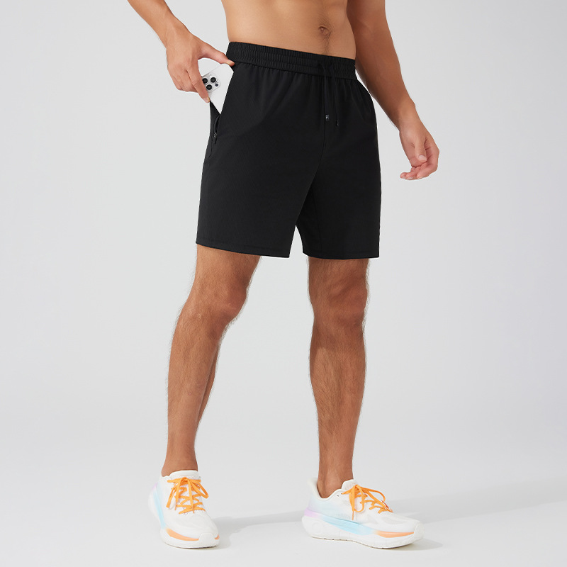 Pantalones cortos deportivos transfronterizos pantalones cortos masculinos de algodón y Nylon para correr en verano pantalones de cuatro puntos de fitness al aire libre pantalones cortos de maratón pantalones cortos especiales