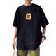 Cotton short-sleeved T-shirt heavy men's T-shirt Hong Kong style fashion brand plus size loose round neck t-shirt printed bottoming shirt factory batch