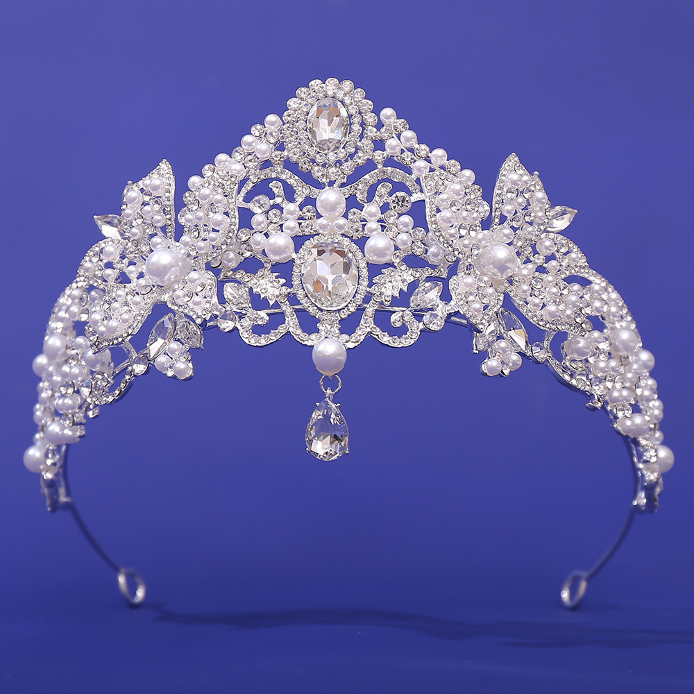 新娘珍珠水晶皇冠