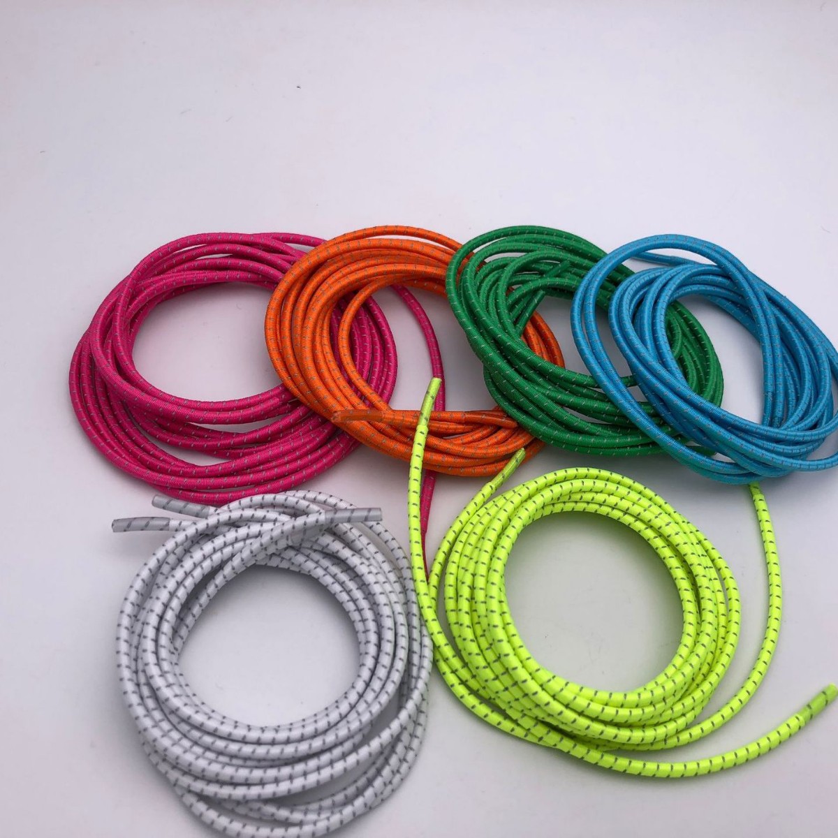 厂家直供懒人免系松紧鞋带成人儿童运动鞋免绑弹力鞋绳彩色可定制